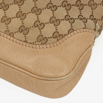 Gucci New Jackie Hobo-Tasche aus beigem GG Canvas