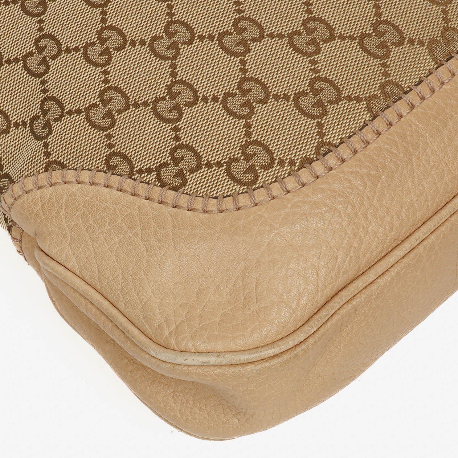 Gucci New Jackie Hobo-Tasche aus beigem GG Canvas