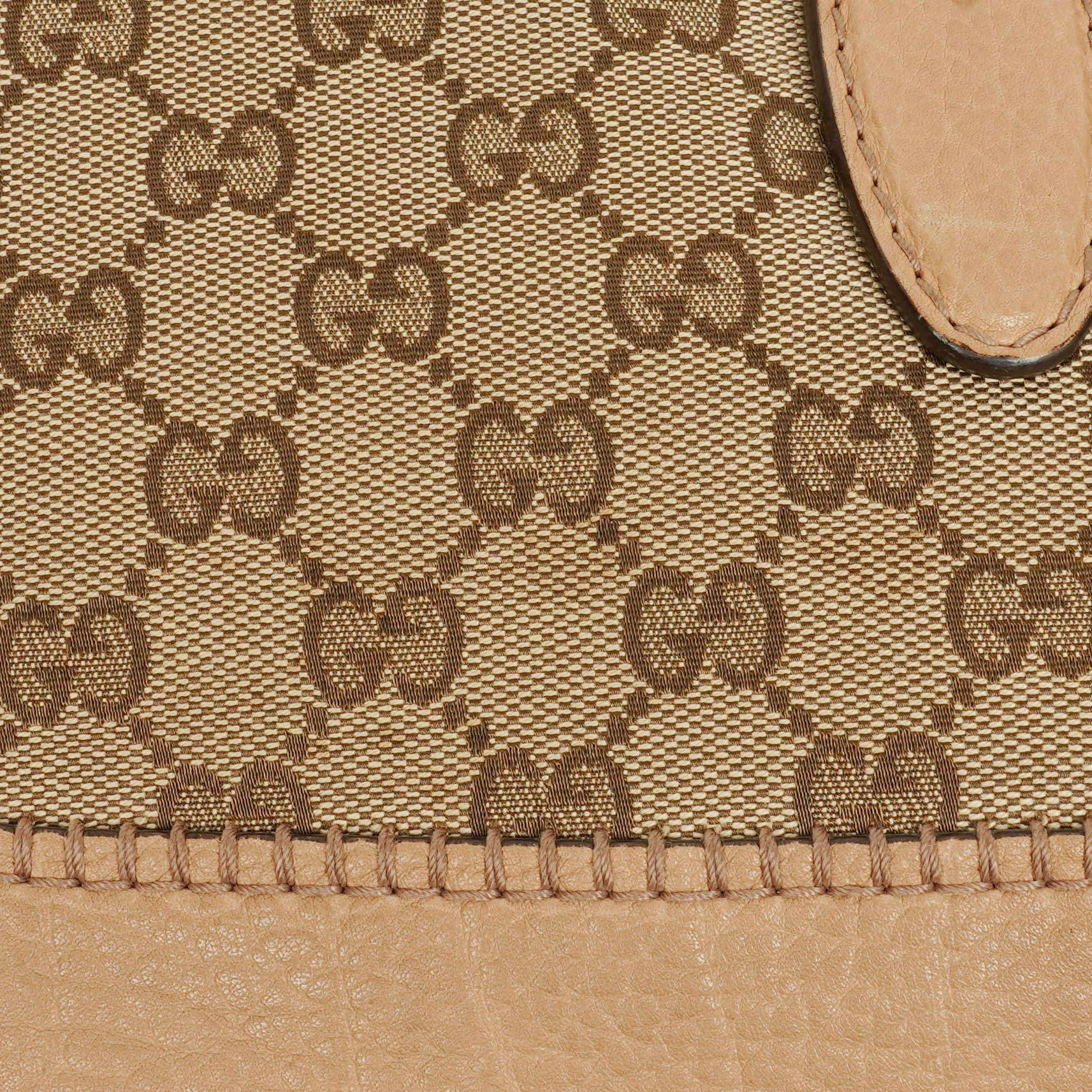 Gucci New Jackie Hobo-Tasche aus beigem GG Canvas