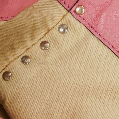 Valentino Garavani Rockstud Kleine Trapez Tote-Tasche aus pinkem Leder