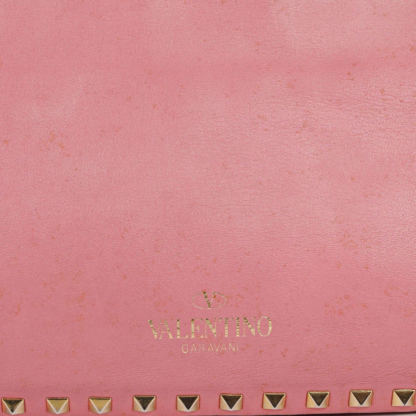 Valentino Garavani Rockstud Kleine Trapez Tote-Tasche aus pinkem Leder
