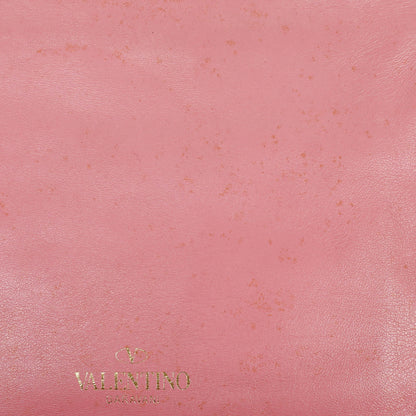 Valentino Garavani Rockstud Kleine Trapez Tote-Tasche aus pinkem Leder