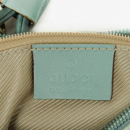 Gucci Handle Ring Hobo-Tasche aus Wildleder und Leder mit geflochtenem Griff