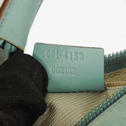 Gucci Handle Ring Hobo-Tasche aus Wildleder und Leder mit geflochtenem Griff