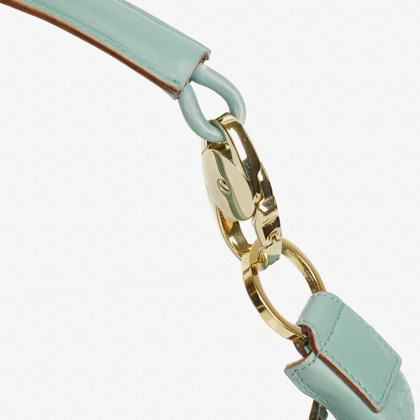 Gucci Handle Ring Hobo-Tasche aus Wildleder und Leder mit geflochtenem Griff