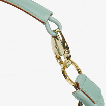 Gucci Handle Ring Hobo-Tasche aus Wildleder und Leder mit geflochtenem Griff