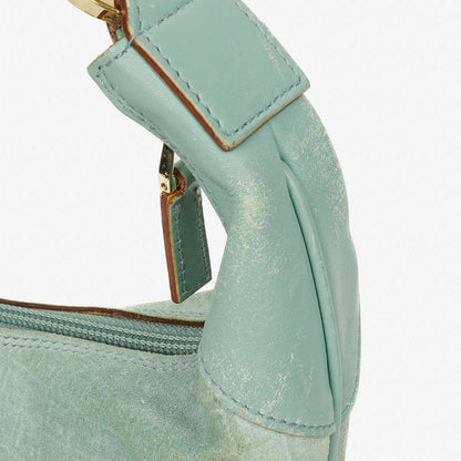 Gucci Handle Ring Hobo-Tasche aus Wildleder und Leder mit geflochtenem Griff