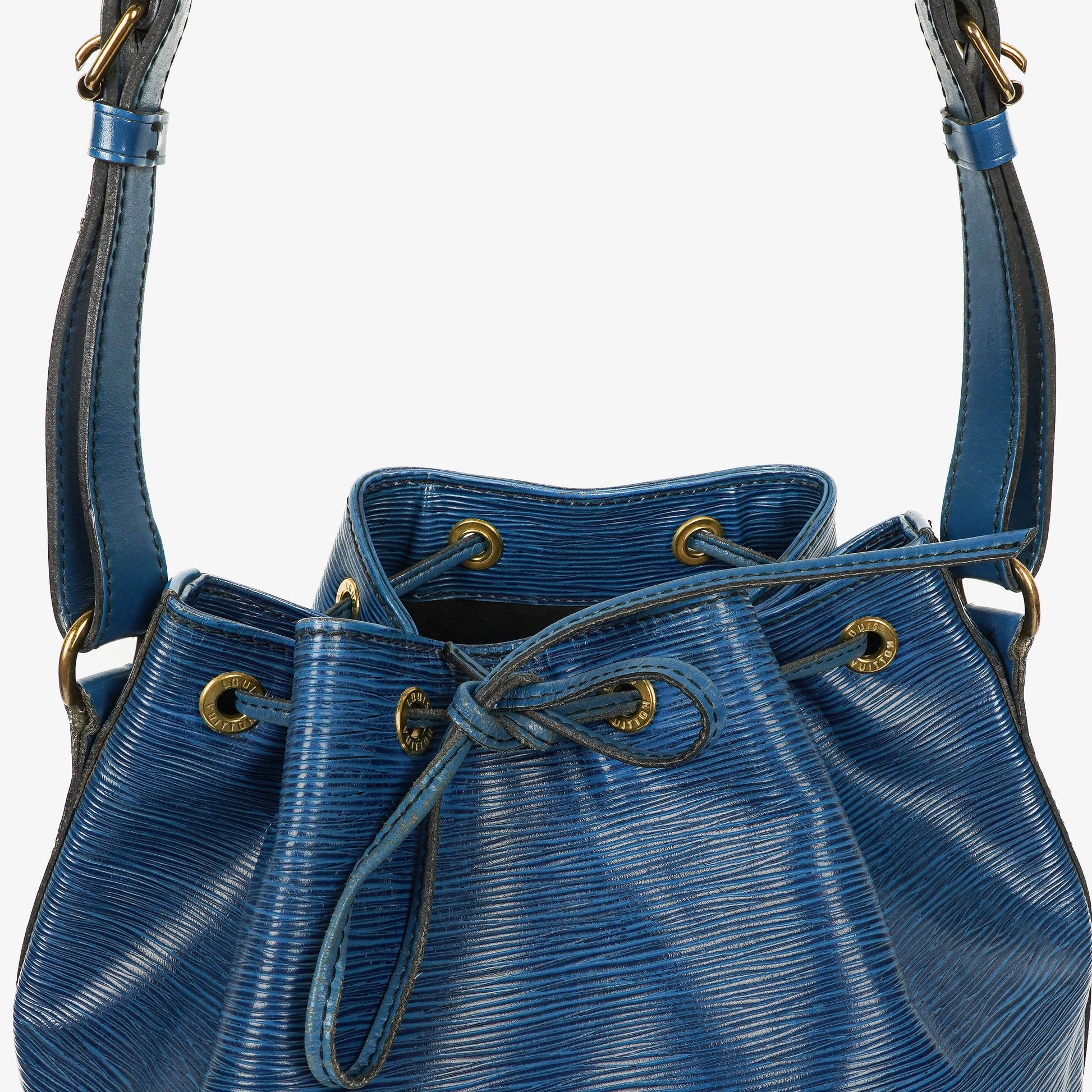 Louis Vuitton Noe Grande GM Schultertasche aus blauem Epi Leder