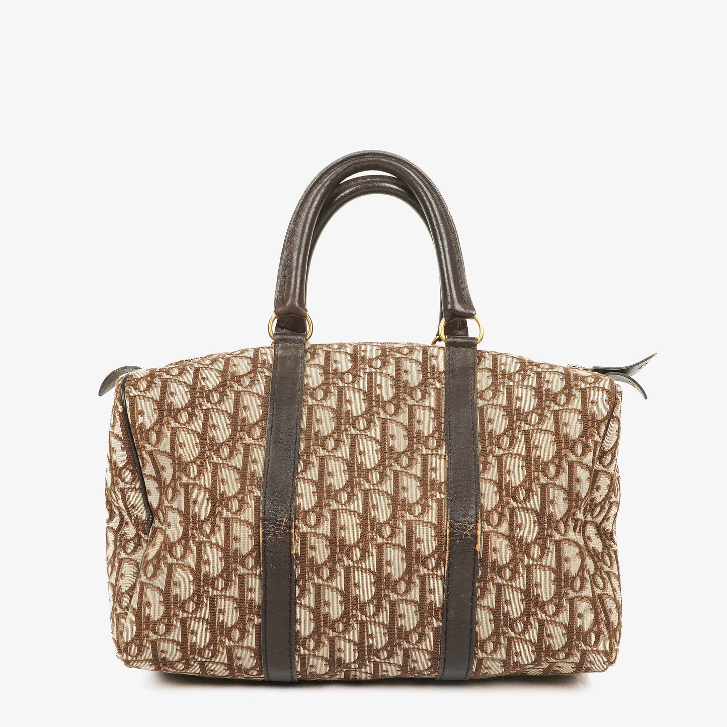 Christian Dior Trotter Vintage Boston Tasche in Beige