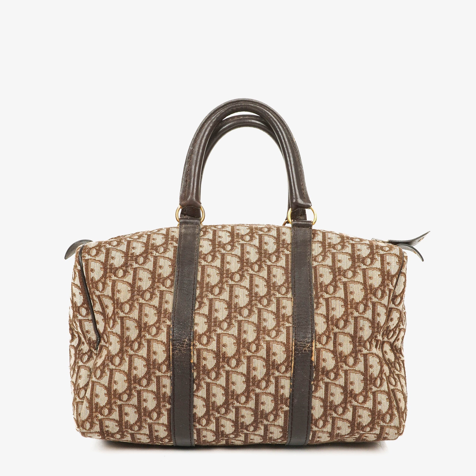 Christian Dior Trotter Vintage Boston Tasche in Beige
