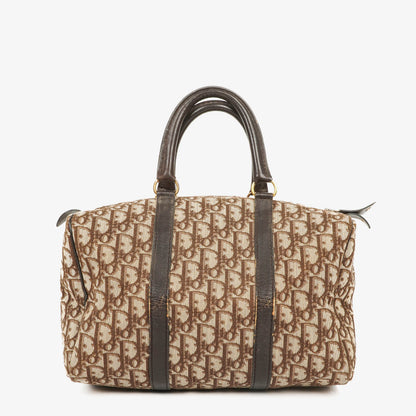Christian Dior Trotter Vintage Boston Tasche in Beige