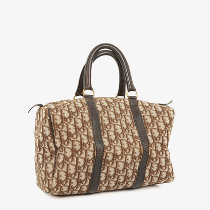 Christian Dior Trotter Vintage Boston Tasche in Beige