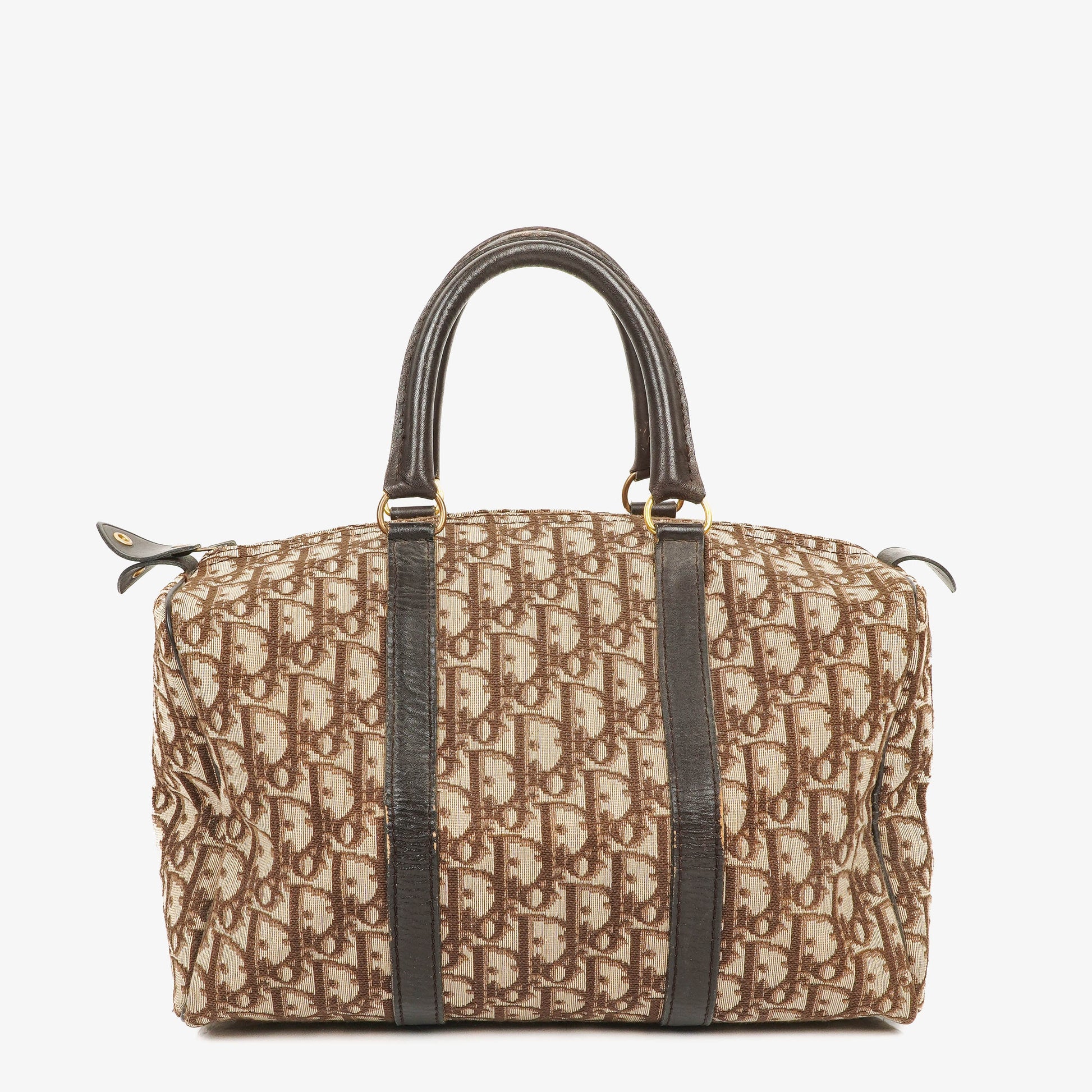 Christian Dior Trotter Vintage Boston Tasche in Beige