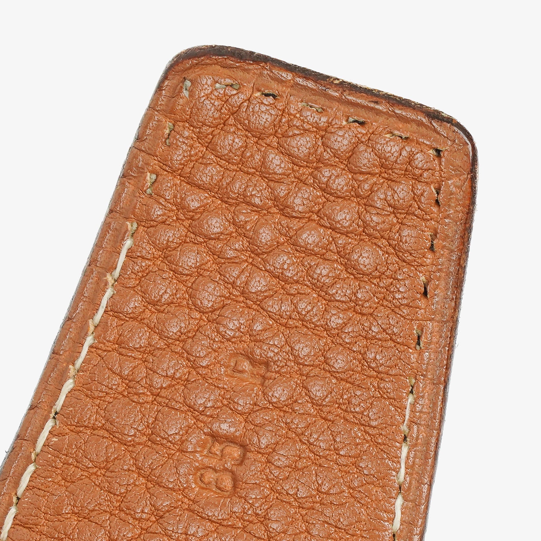 Hermès 30 mm H-Gürtel aus schwarzem Boxleder mit goldfarbener Hardware