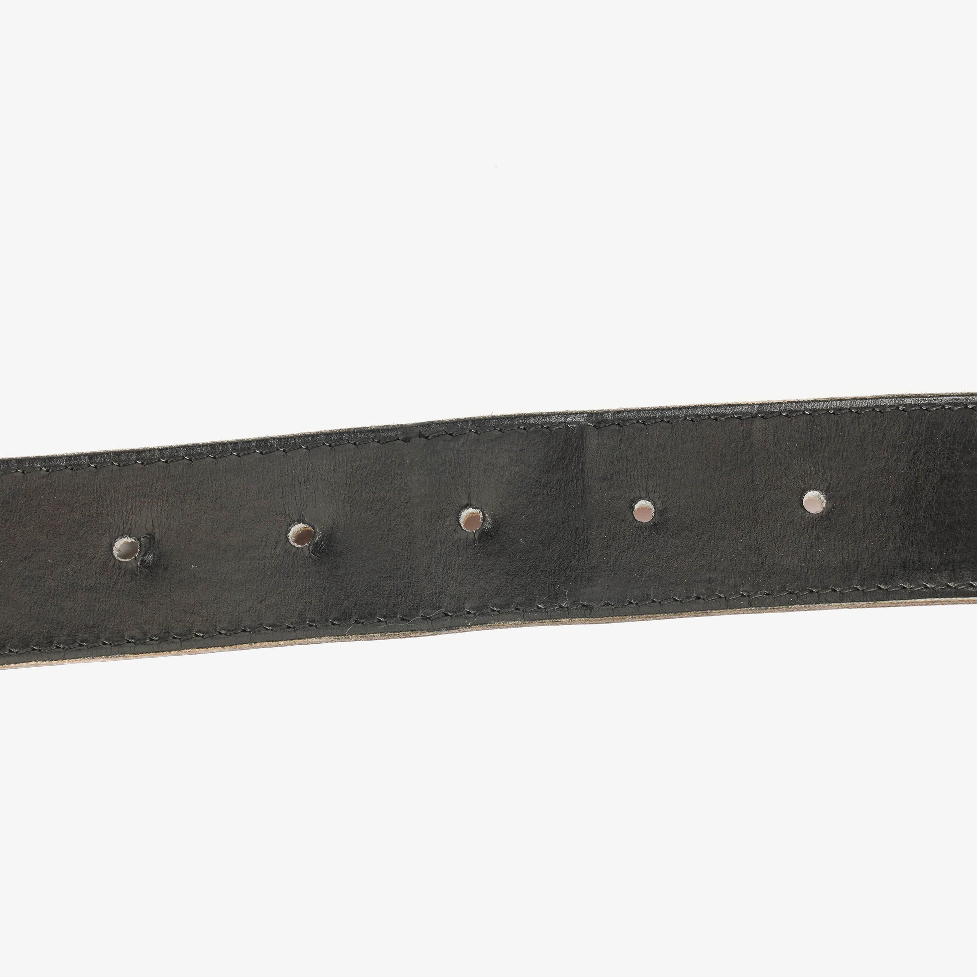 Hermès 30 mm H-Gürtel aus schwarzem Boxleder mit goldfarbener Hardware