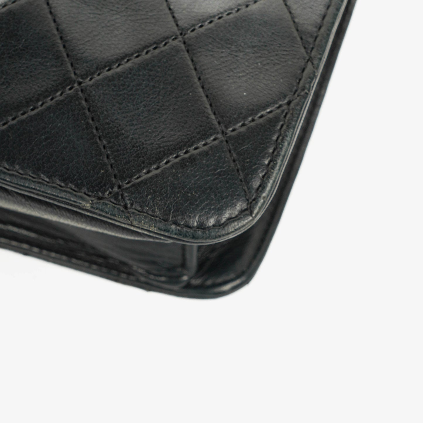 Chanel Classic Single Flap Tasche aus gestepptem Lammleder mit 24K vergoldeter Hardware