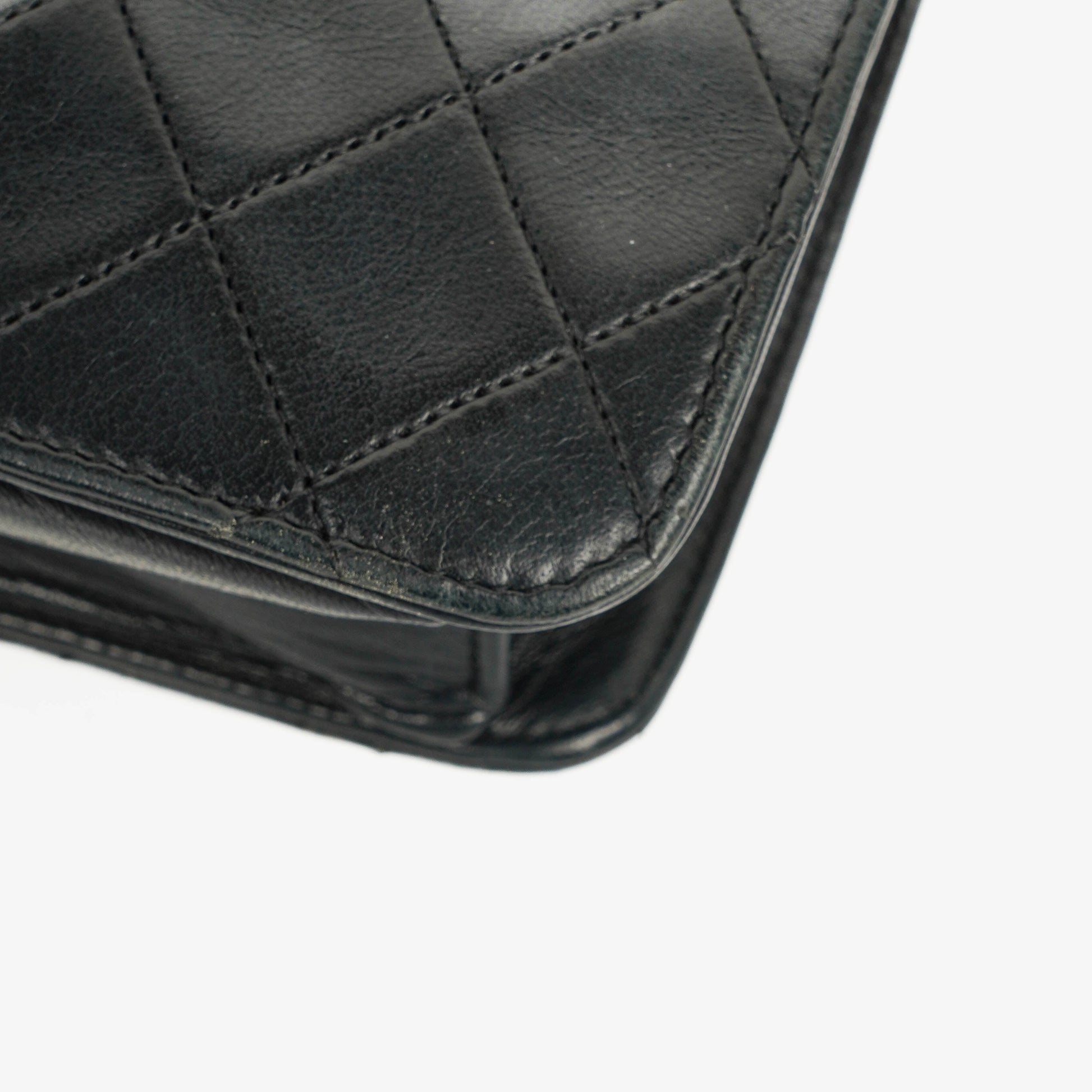 Chanel Classic Single Flap Tasche aus gestepptem Lammleder mit 24K vergoldeter Hardware
