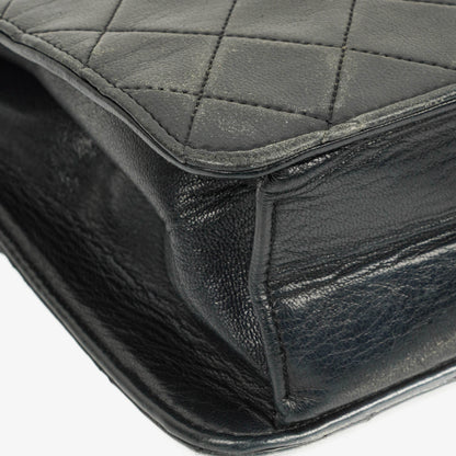 Chanel Classic Single Flap Tasche aus gestepptem Lammleder mit 24K vergoldeter Hardware
