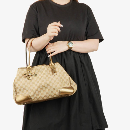 Gucci Princy Hobo-Tasche mit Monogram