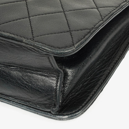 Chanel Classic Single Flap Tasche aus gestepptem Lammleder mit 24K vergoldeter Hardware