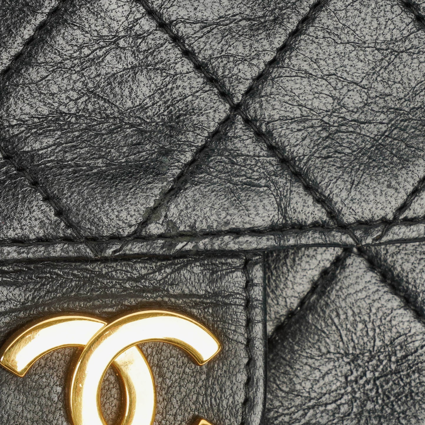 Chanel Classic Single Flap Tasche aus gestepptem Lammleder mit 24K vergoldeter Hardware