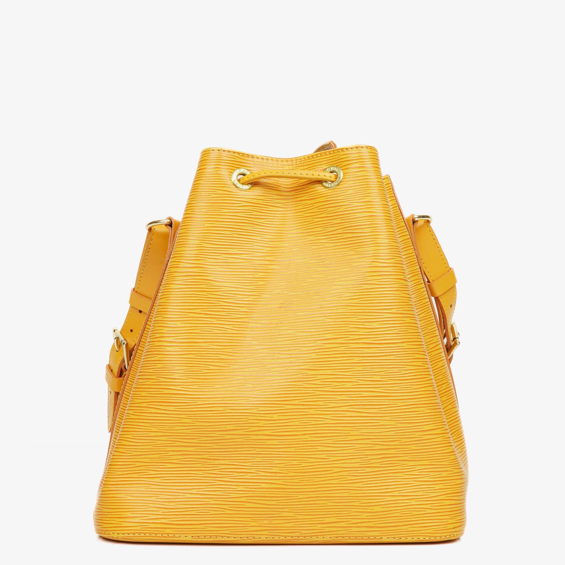 Louis Vuitton Petit Noe Schultertasche aus gelbem Epi Leder
