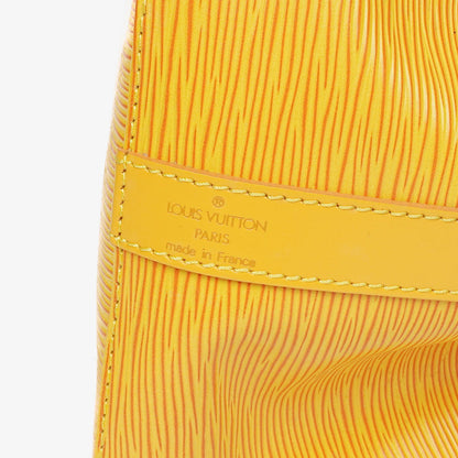 Louis Vuitton Petit Noe Schultertasche aus gelbem Epi Leder
