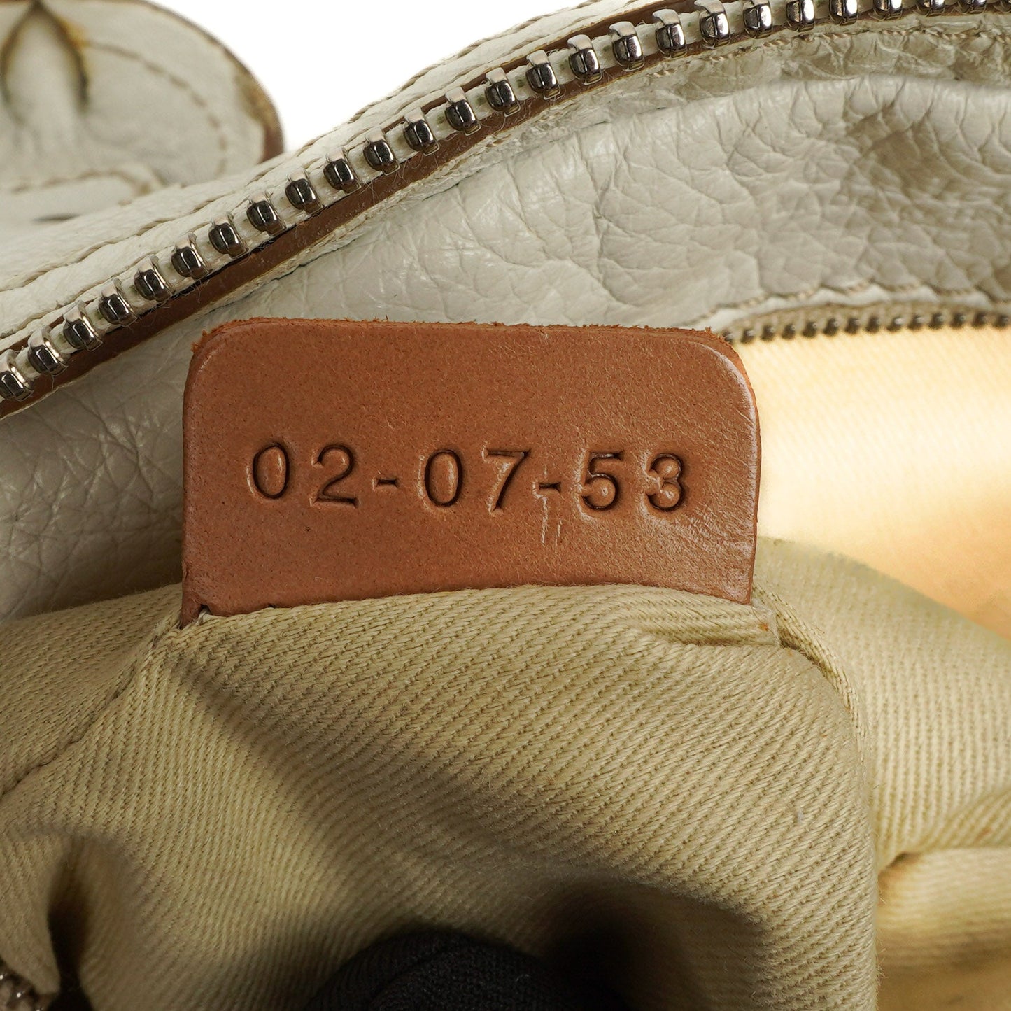 Chloe Paddington Satchel Bag in Weiß