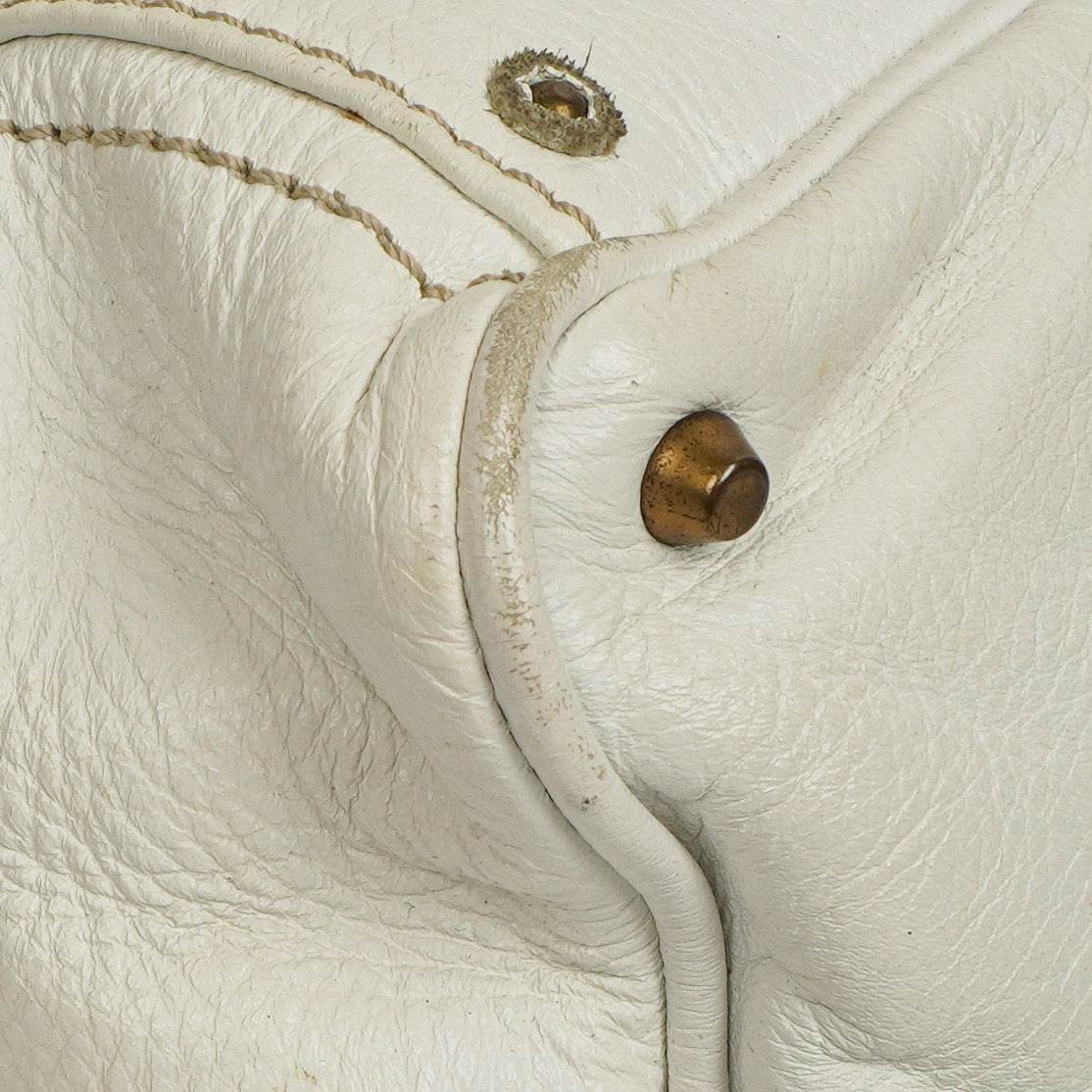 Chloe Paddington Satchel Bag in Weiß