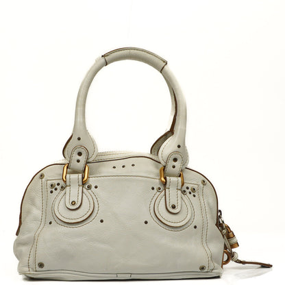 Chloe Paddington Satchel Bag in Weiß