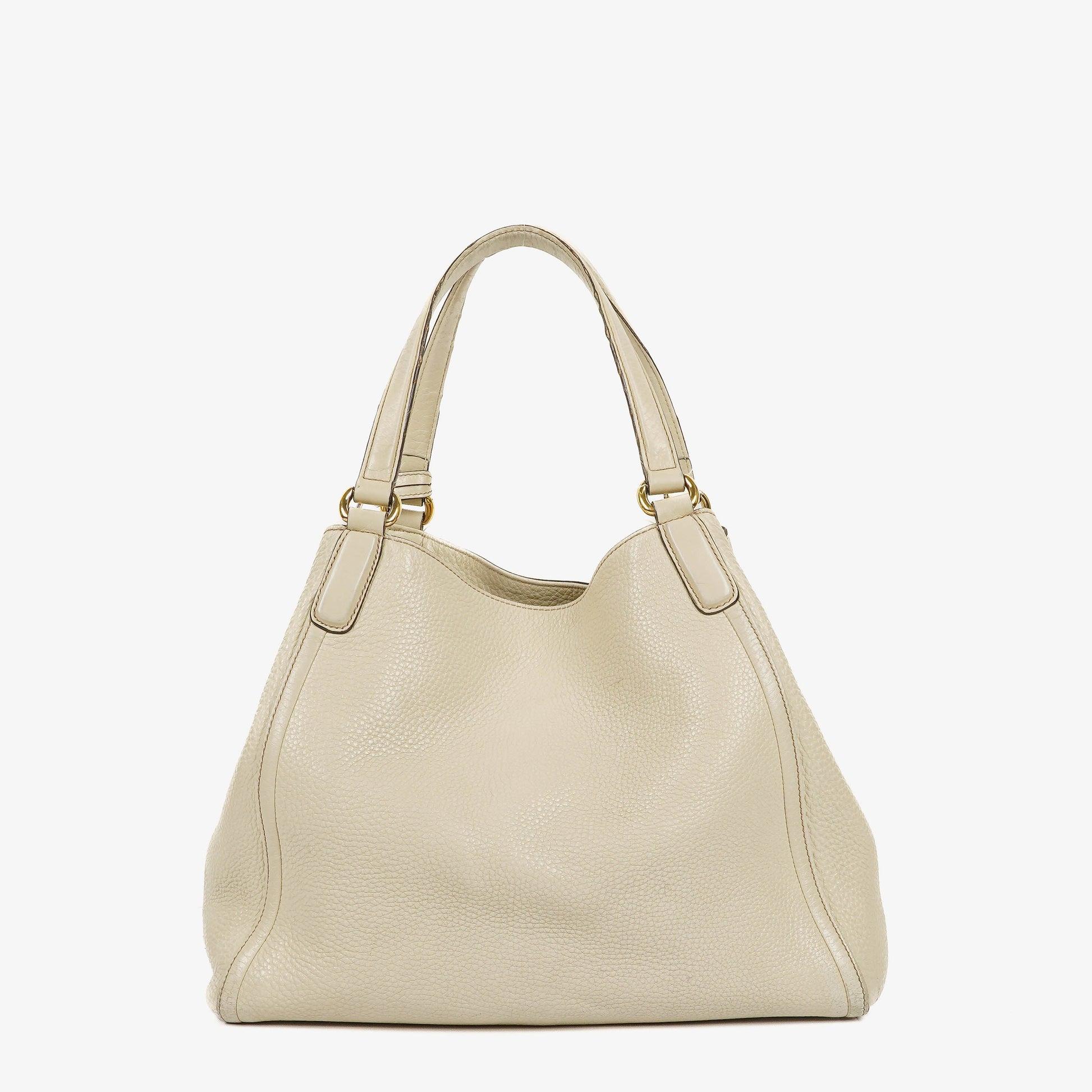 Gucci Soho Tote Bag aus neutralem Leder