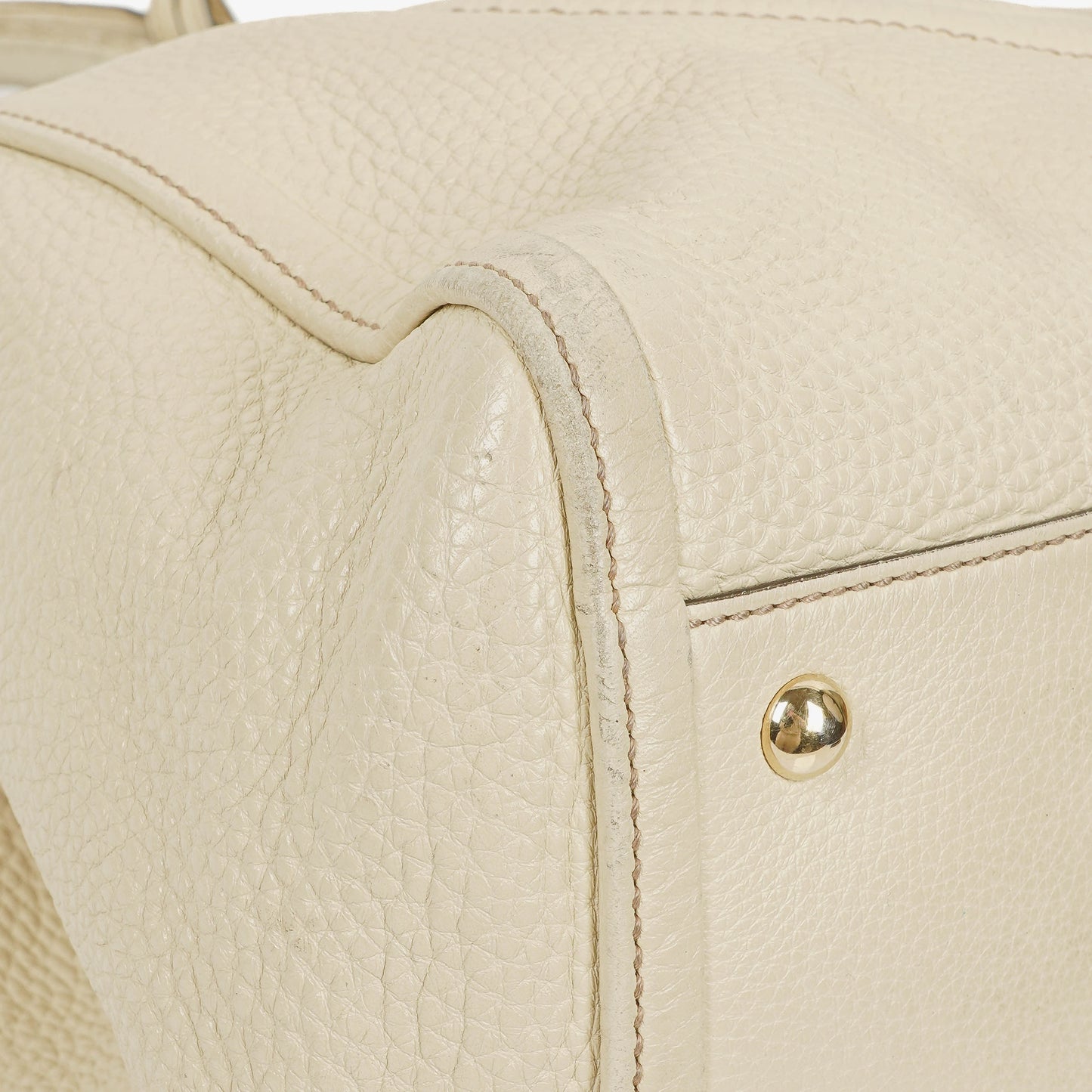 Gucci Soho Tote Bag aus neutralem Leder