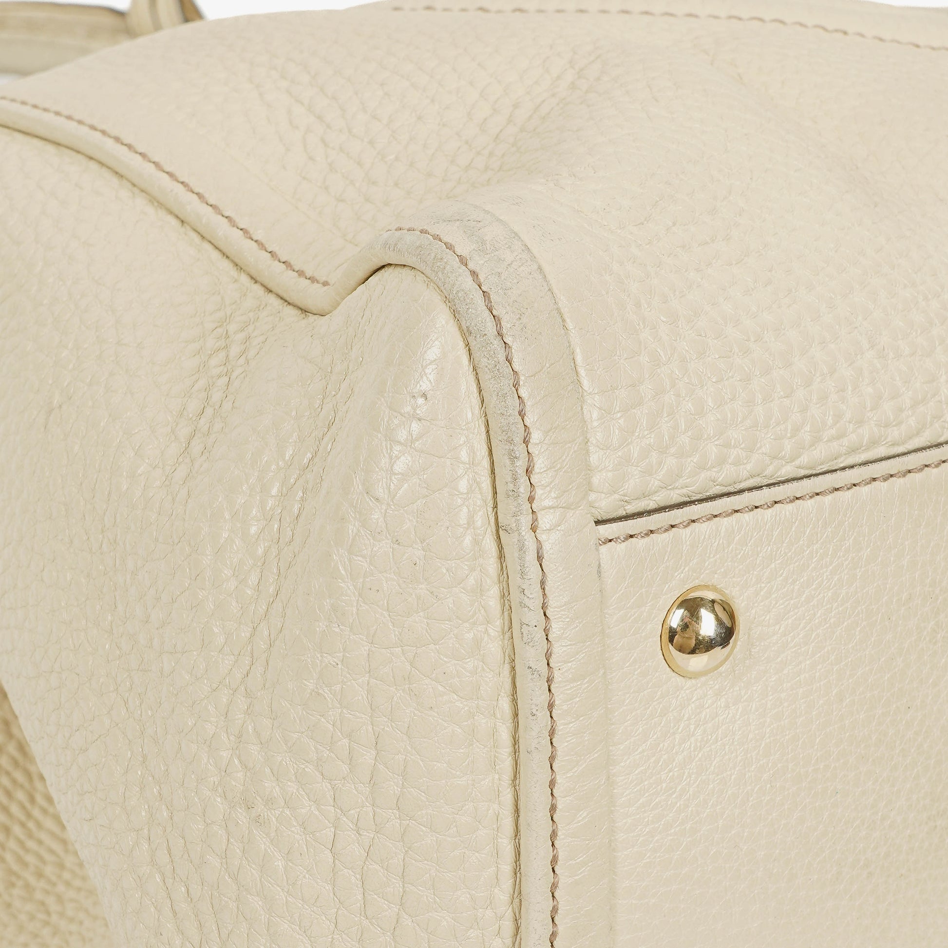 Gucci Soho Tote Bag aus neutralem Leder