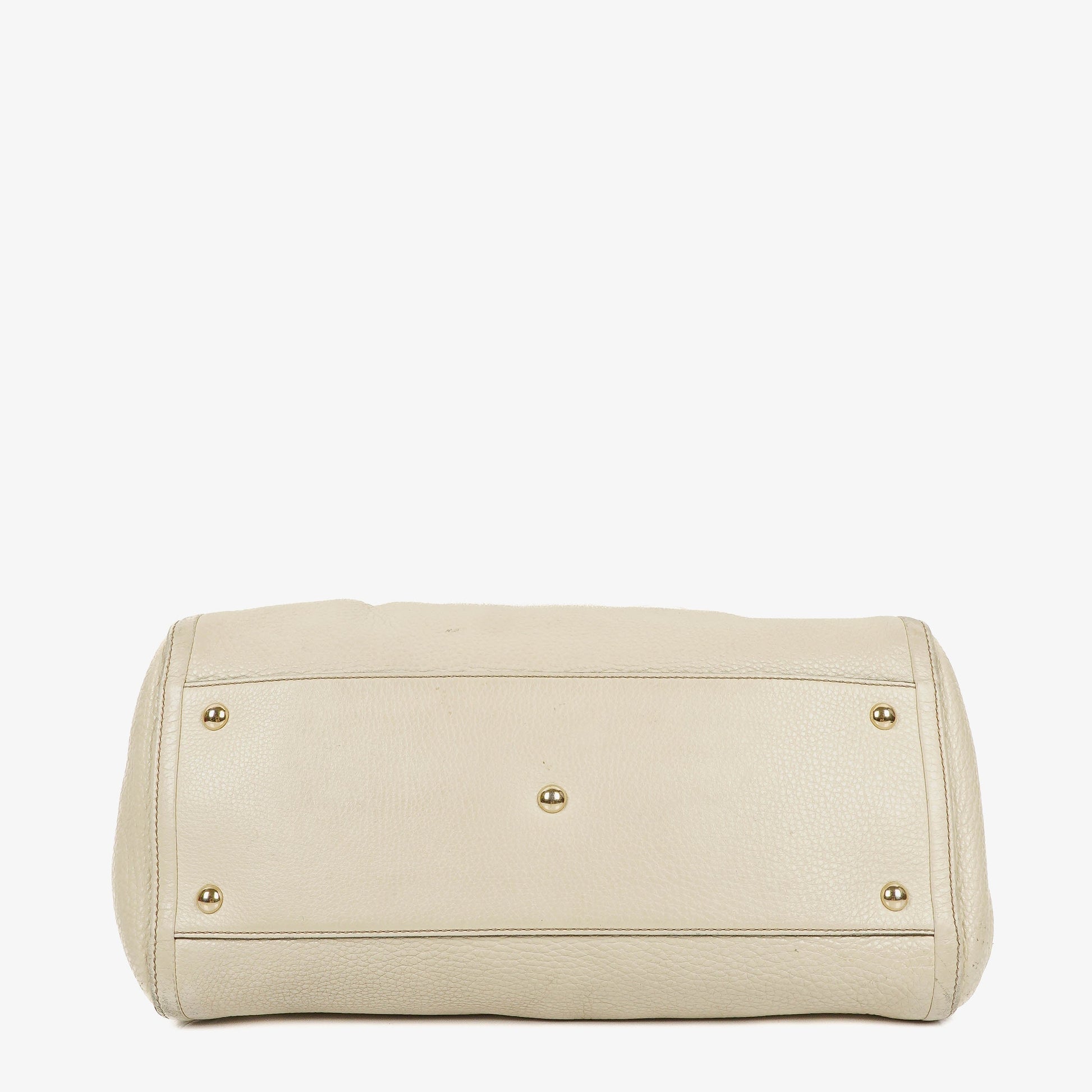 Gucci Soho Tote Bag aus neutralem Leder