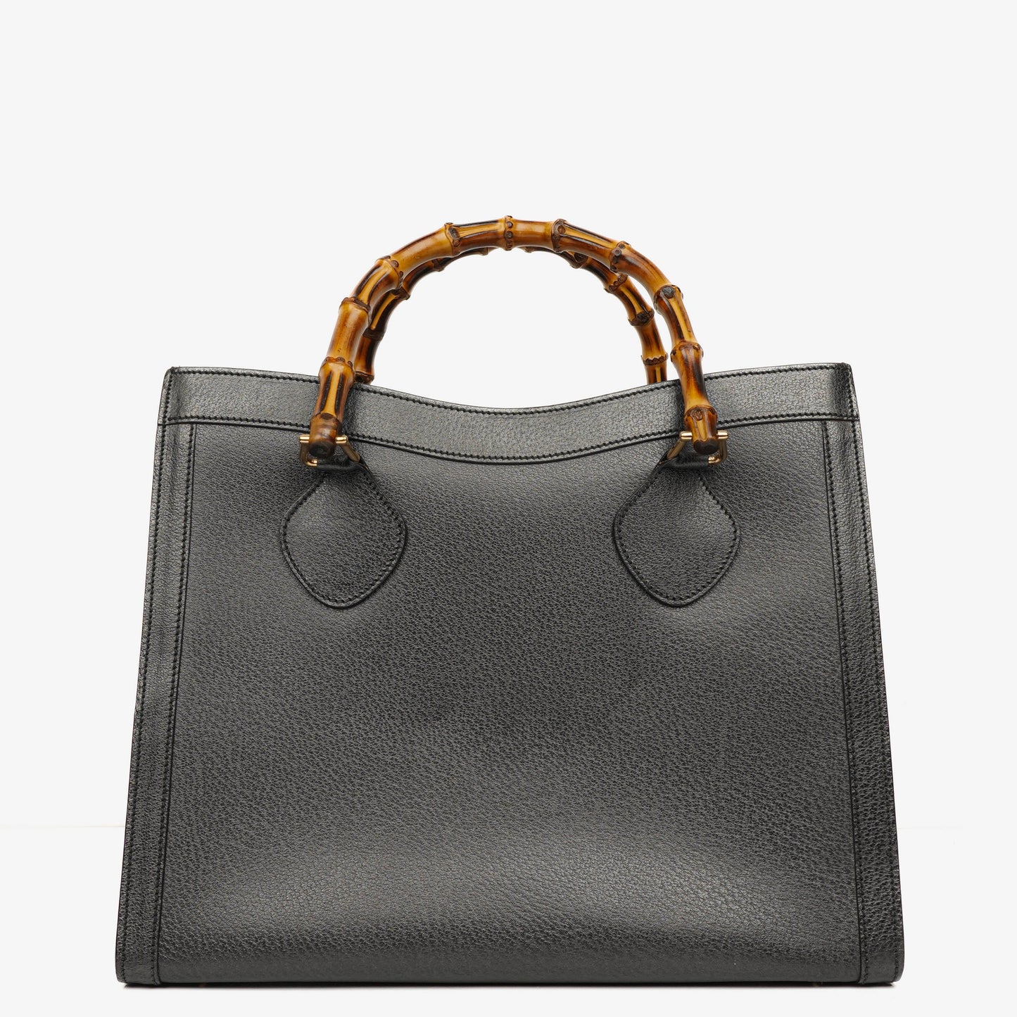 Gucci Vintage Diana Tote aus Leder mit Bambus