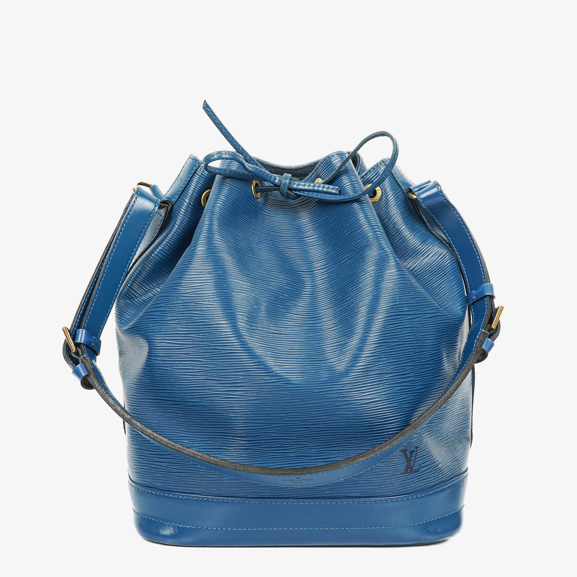 Louis Vuitton Noe Grande GM Schultertasche aus blauem Epi-Leder