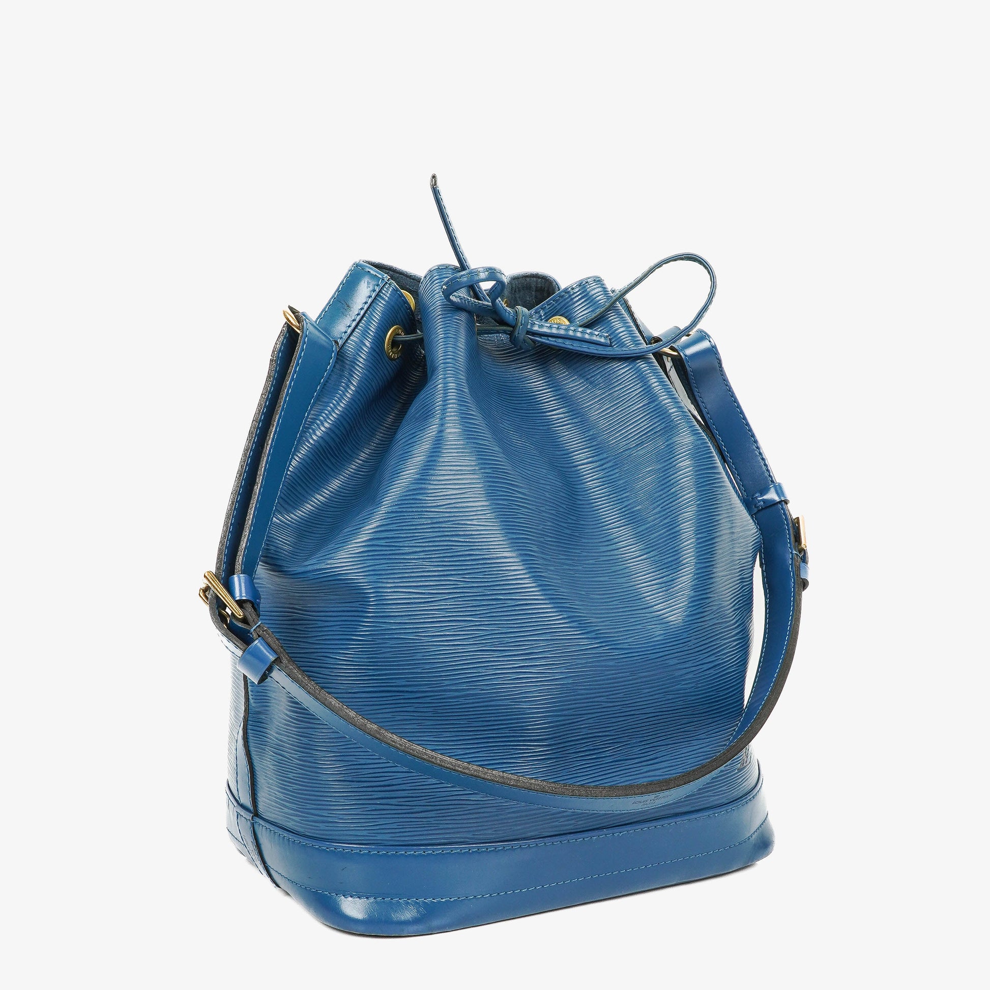 Louis Vuitton Noe Grande GM Schultertasche aus blauem Epi-Leder