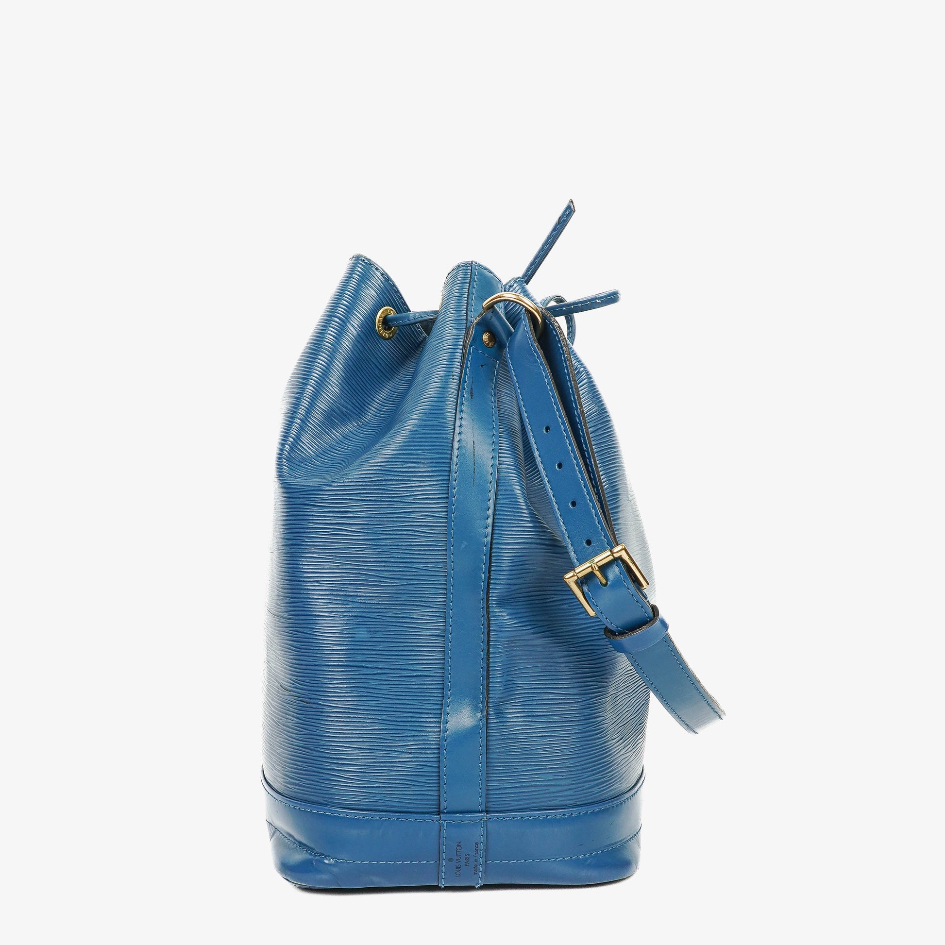 Louis Vuitton Noe Grande GM Schultertasche aus blauem Epi-Leder