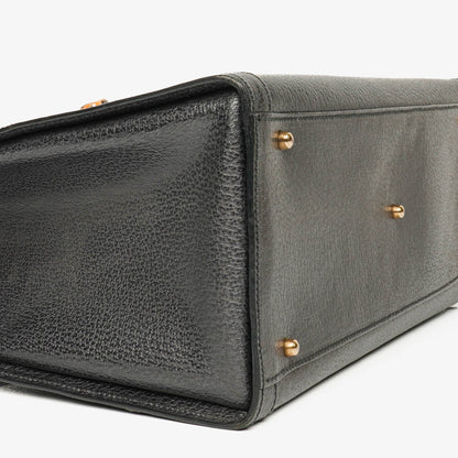 Gucci Vintage Diana Tote aus Leder mit Bambus