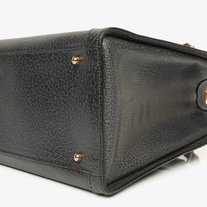Gucci Vintage Diana Tote aus Leder mit Bambus