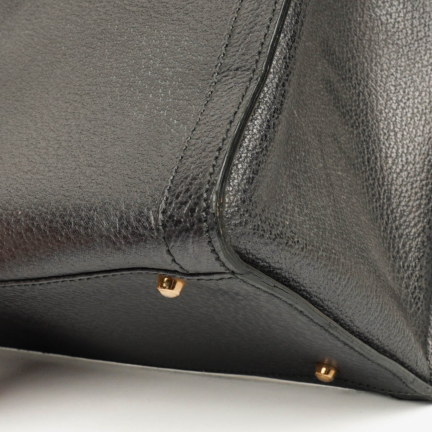 Gucci Vintage Diana Tote aus Leder mit Bambus