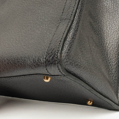 Gucci Vintage Diana Tote aus Leder mit Bambus