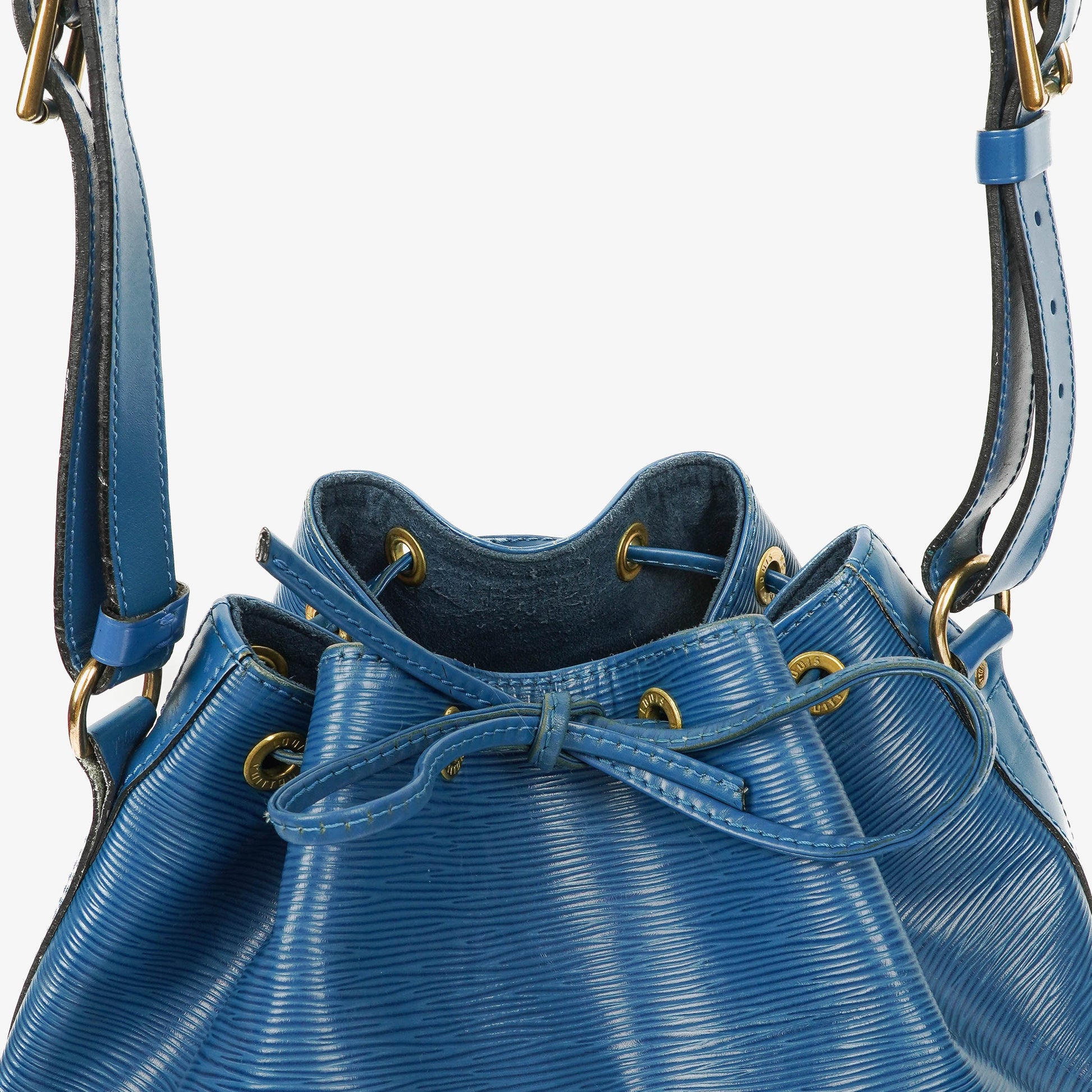 Louis Vuitton Noe Grande GM Schultertasche aus blauem Epi-Leder