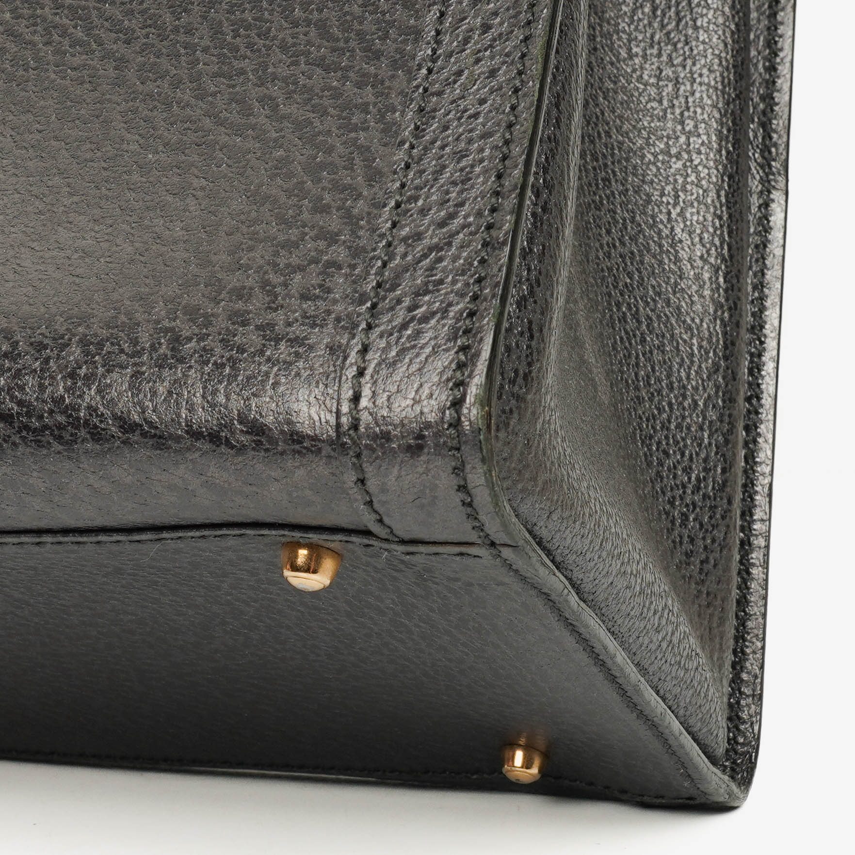 Gucci Vintage Diana Tote aus Leder mit Bambus
