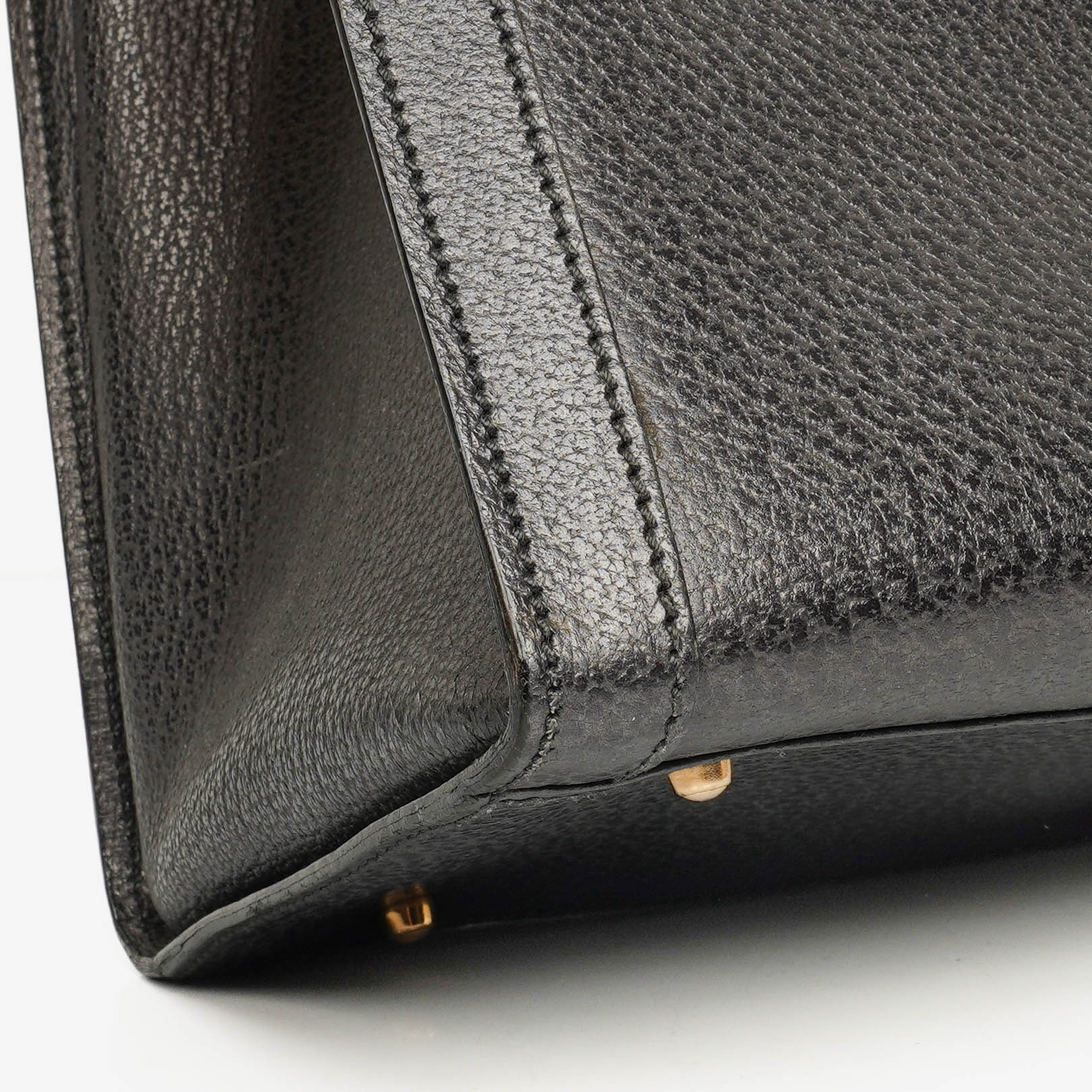 Gucci Vintage Diana Tote aus Leder mit Bambus