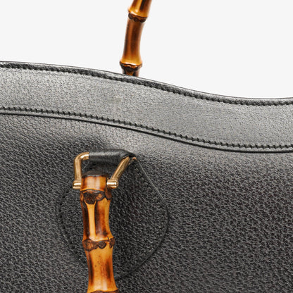 Gucci Vintage Diana Tote aus Leder mit Bambus