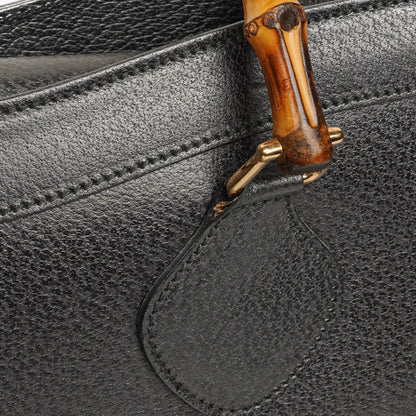 Gucci Vintage Diana Tote aus Leder mit Bambus