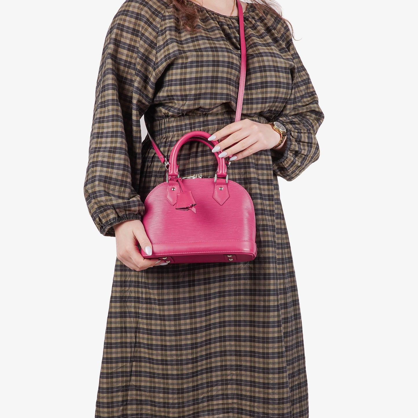 Louis Vuitton Alma BB Handtasche aus Pivoine Epi-Leder