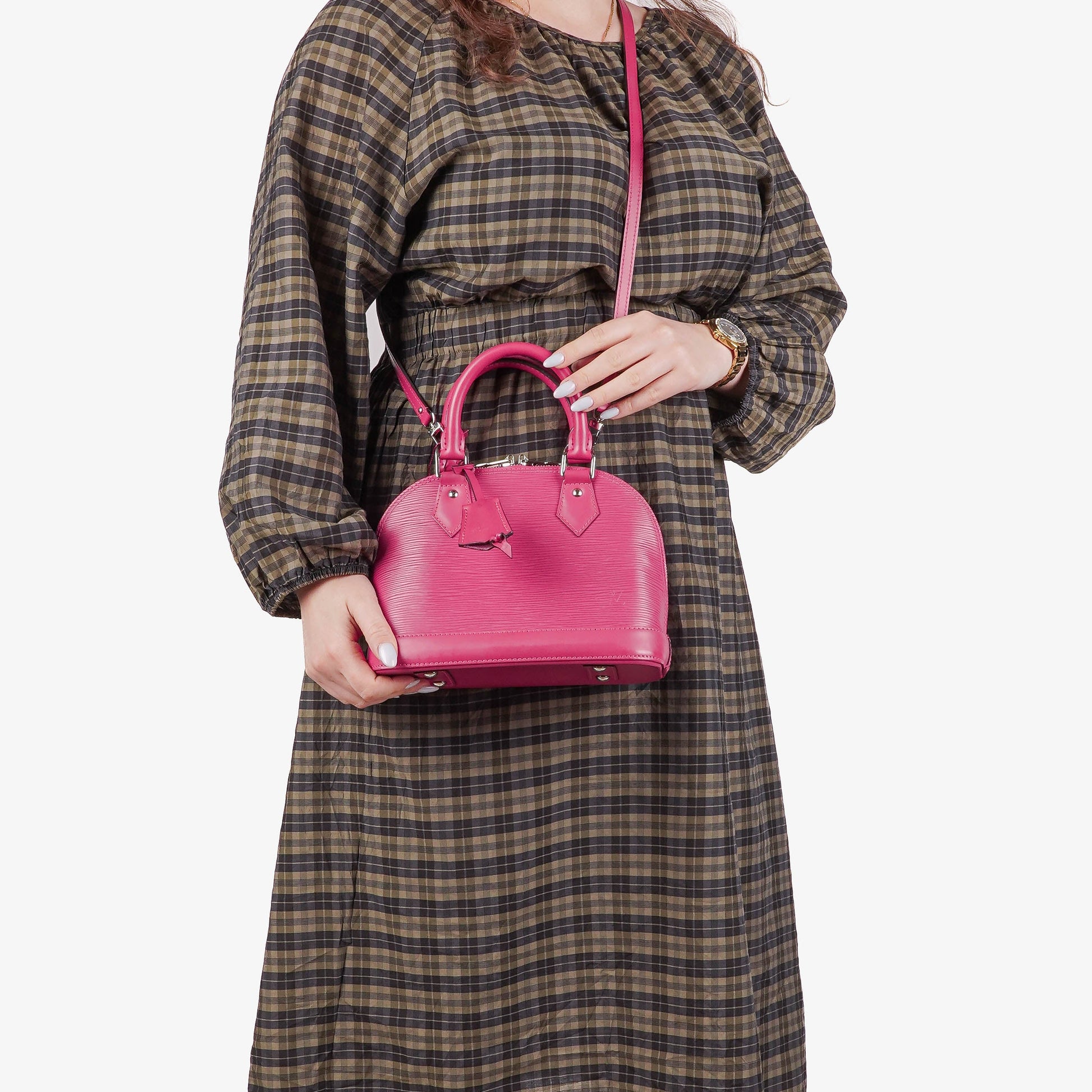 Louis Vuitton Alma BB Handtasche aus Pivoine Epi-Leder
