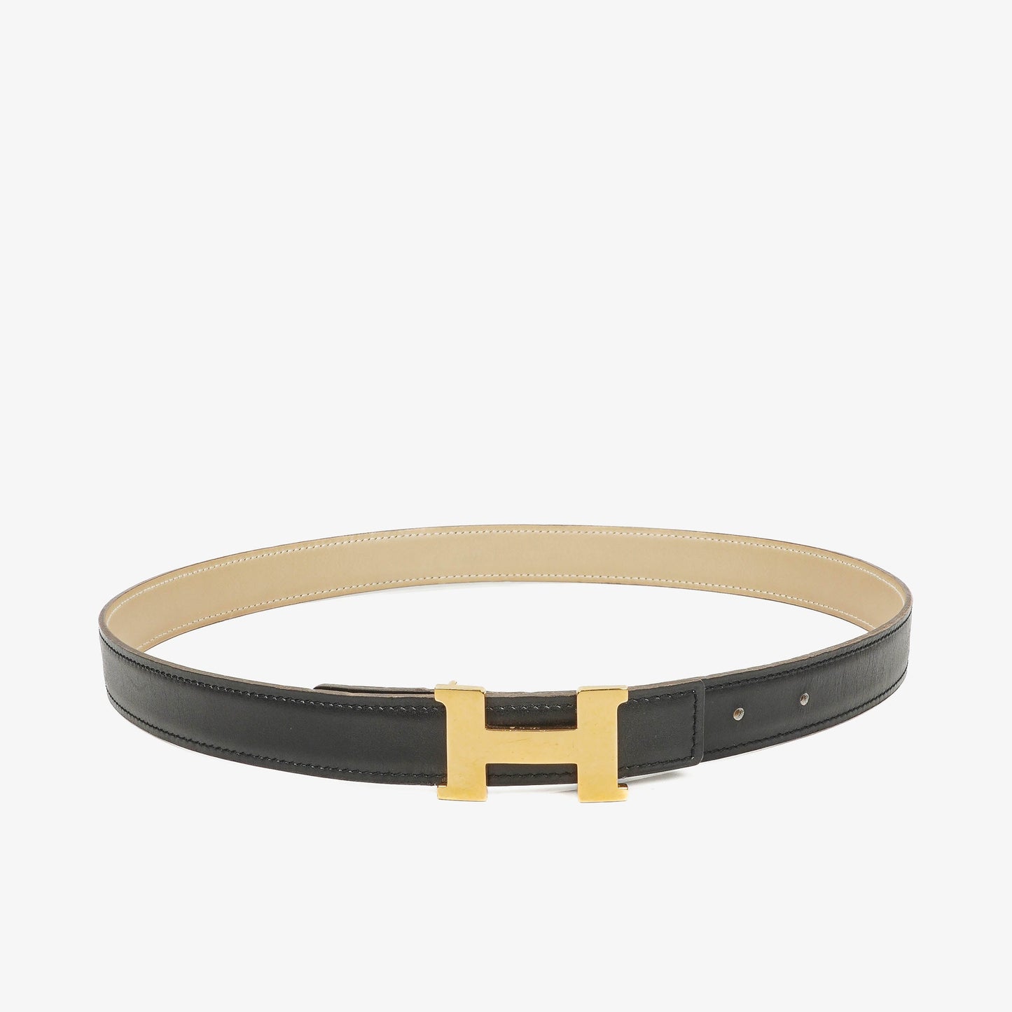 Hermès 24 mm H Gürtel aus Leder